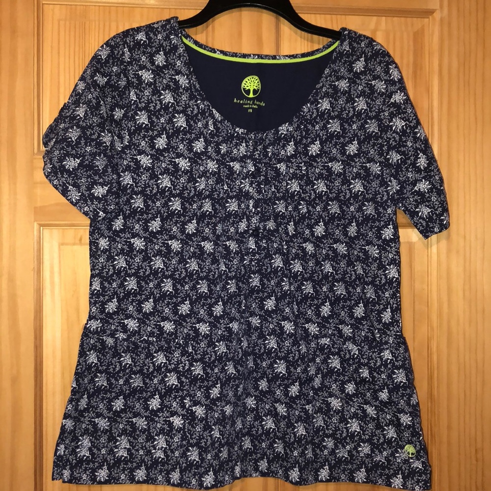 Healing Hands scrub top